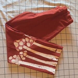 Big Bud Press Red Mushroom Print Pants